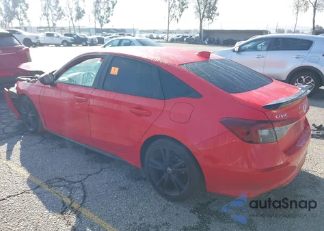 2025 Honda Civic Si из США, поврежденный, VIN 2HGFE1E55SH470272